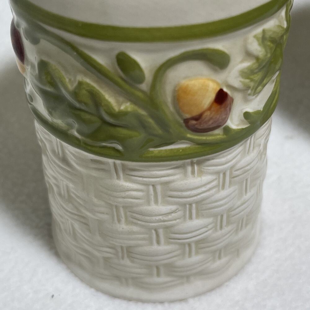 Fall Autumn Harvest Thanksgiving Ceramic Salt & Pepper Shakers - Picture 3 of 6